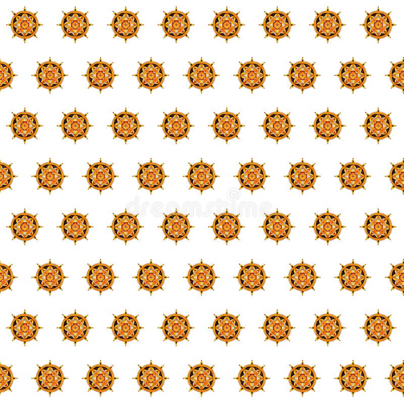 Seamless pattern Mandala. Hand drawing sketch. Black outline on white background. Colorful illustration vector illustration Seamless pattern Mandala. Hand drawing sketch. Black outline on white background. Colorful illustration vector illustration