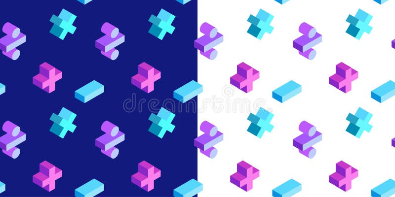 Seamless Pattern with Math Symbols Stock Vector - Illustration of discover,  flat: 156339264
