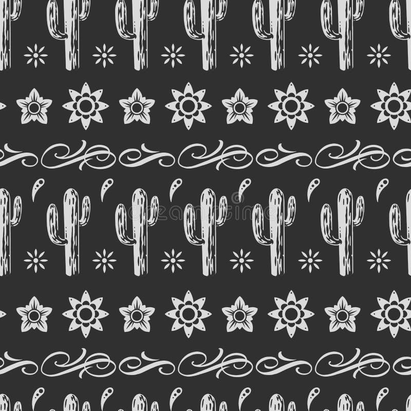 Seamless pattern with repetitive design stock illustration