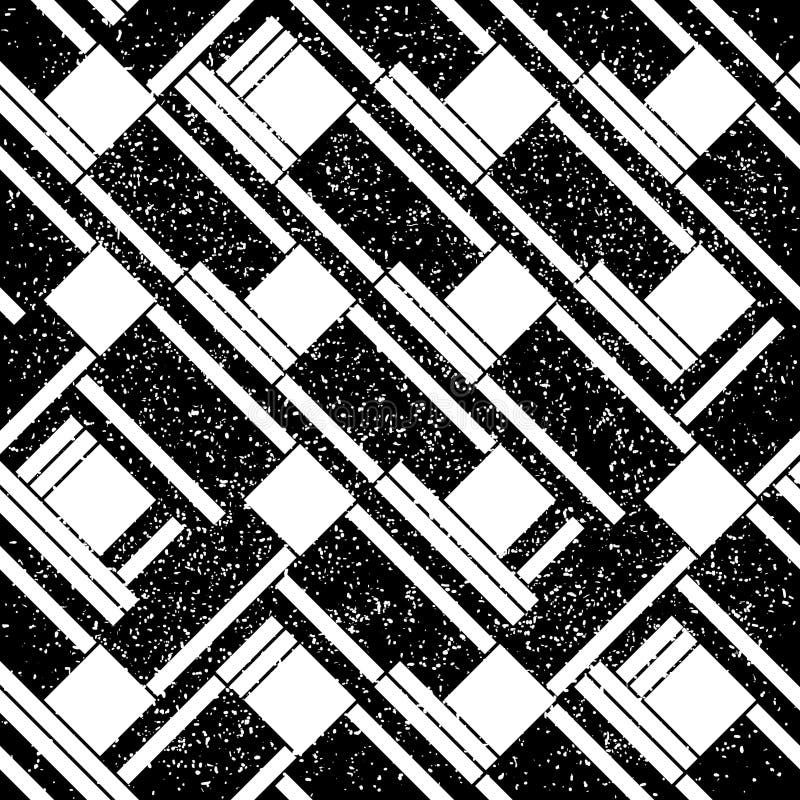 2152 Seamless Pattern with Oblique Black Streaks, Modern Stylish Image