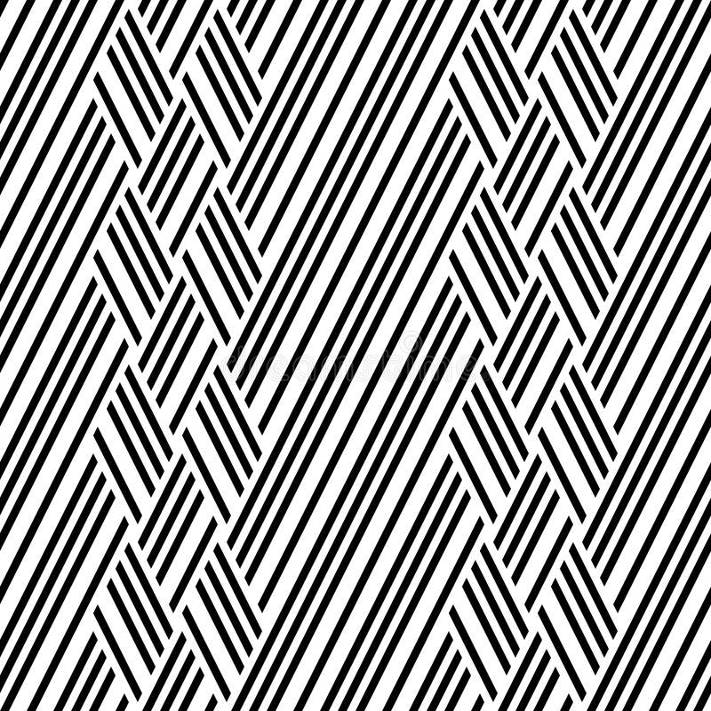 Seamless Pattern with Oblique White Streaks (5), Modern Stylish Image. Stock Vector