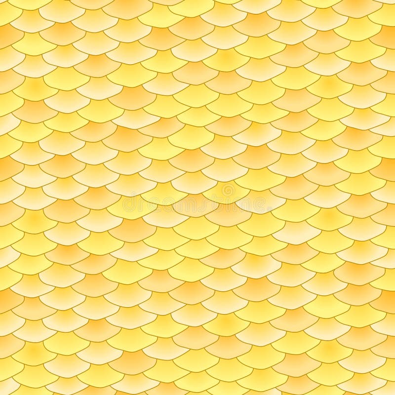 Yellow Seamless Vector Fish Skin Stock Illustrations – 173 Yellow