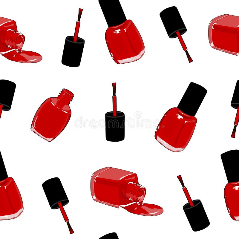 Nail Polish Bottle Drawing Stock Illustrations 1,604 Nail Polish