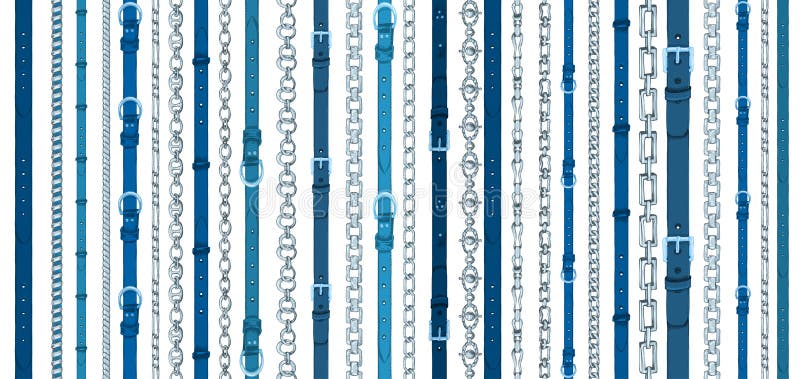 Seamless Pattern with Retro Hand-drawn Sketch Belts, Chain on White  Background. Drawing Engraving Illustration Great Design for Stock Vector -  Illustration of fabric, background: 147087243
