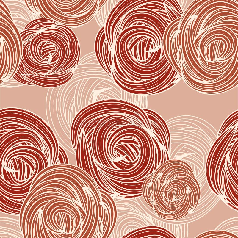 seamless pattern with roses