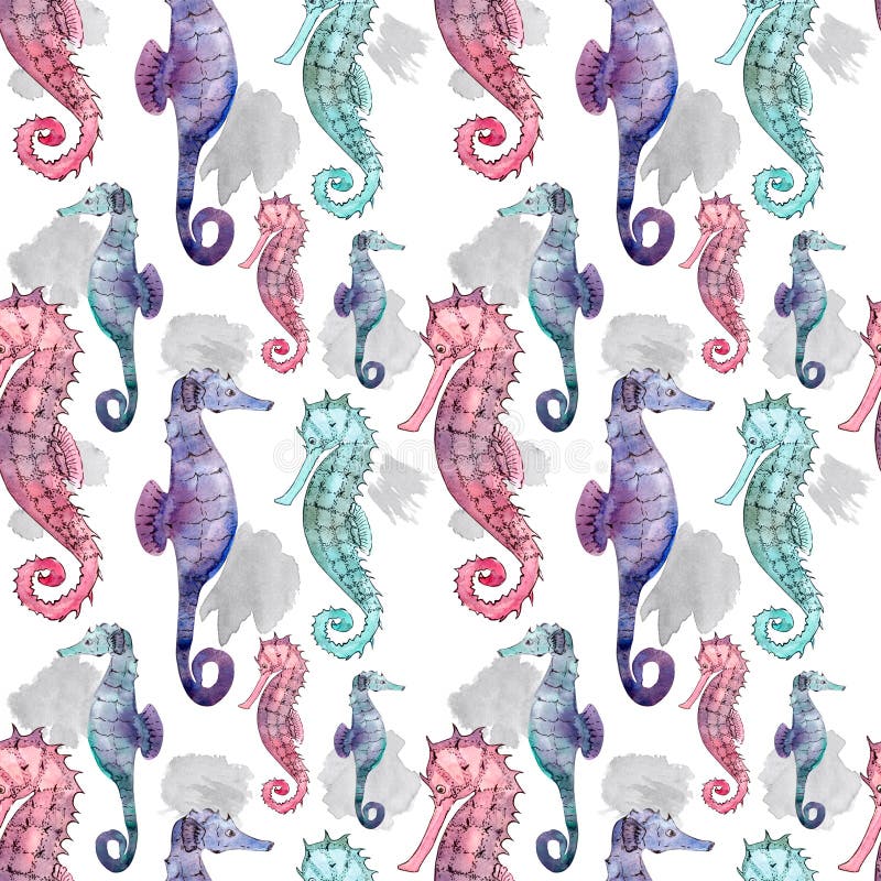 Buy Digital Download Clipart Wallpaper Seahorse Wallpaper White Online in  India  Etsy