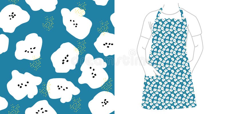 Seamless pattern. Seeds and flowers. royalty free illustration Seamless pattern. Seeds and flowers. royalty free illustration