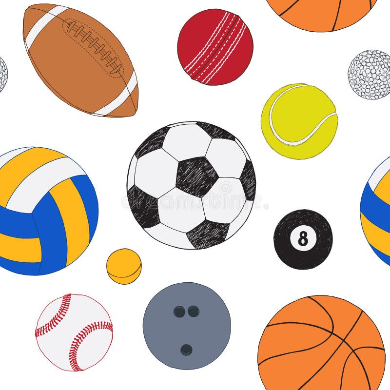 Sports Balls ABC Pattern Worksheet