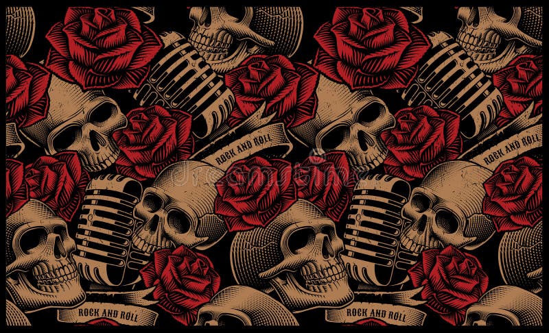 HD wallpaper Roses Of Darkness skull black goth 3d and abstract   Wallpaper Flare