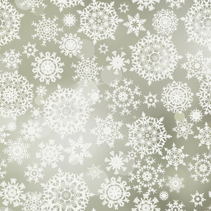 Seamless pattern with snowflakes. EPS 8