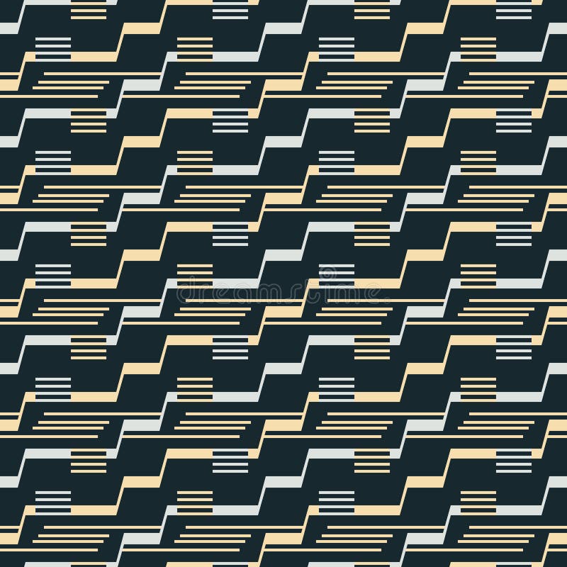 Seamless pattern of stair step lines and parallel segments royalty free illustration Seamless pattern of stair step lines and parallel segments royalty free illustration