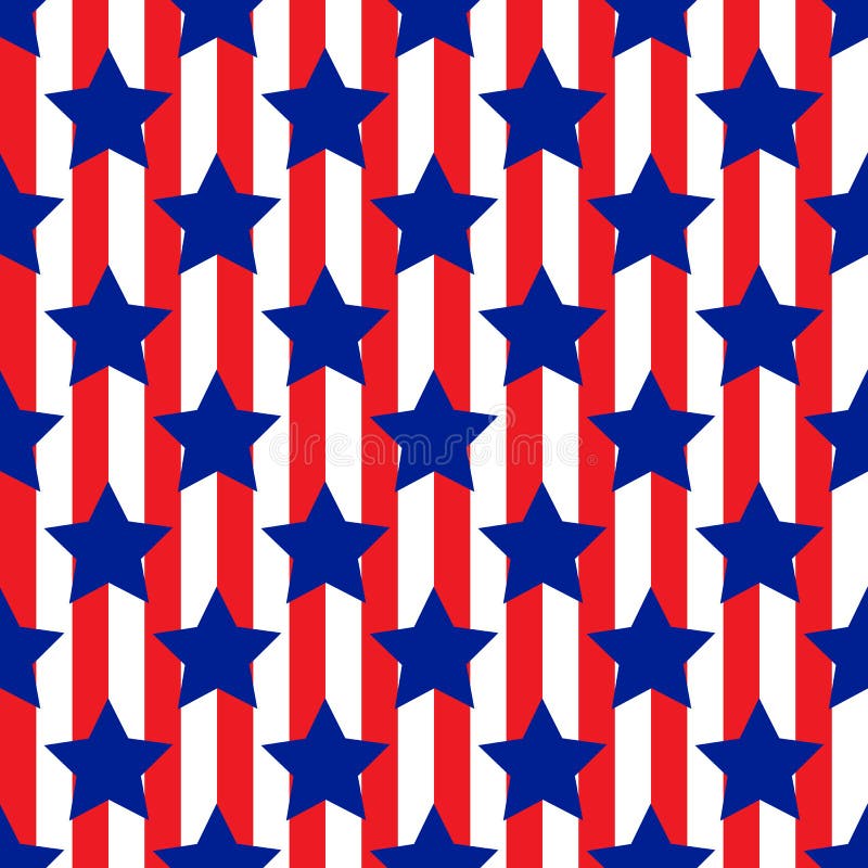 Seamless pattern with star patriotic usa stock illustration Seamless pattern with star patriotic usa stock illustration