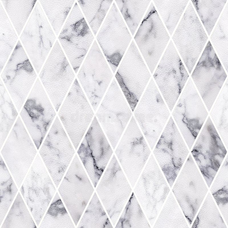 Seamless pattern texture background, Abstract white leather with marble stone texture background. Luxury pattern texture royalty free stock image