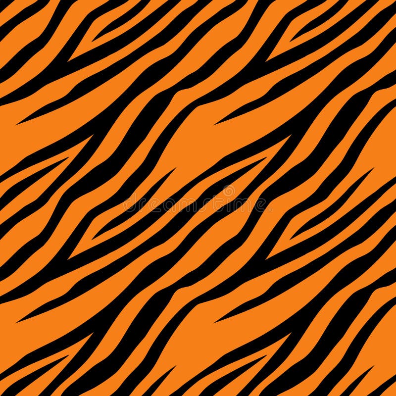 Seamless Pattern With Tiger Stripes Animal Print For Clothing Textile  Wallpapers Scrapbooking Web And Print Royalty Free SVG Cliparts  Vectors And Stock Illustration Image 124352795