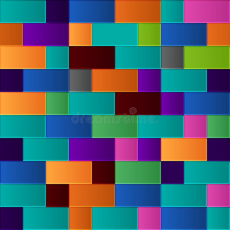 Seamless pattern of tiles royalty free illustration