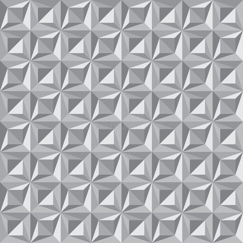 Seamless pattern of triangles - vector background stock illustration