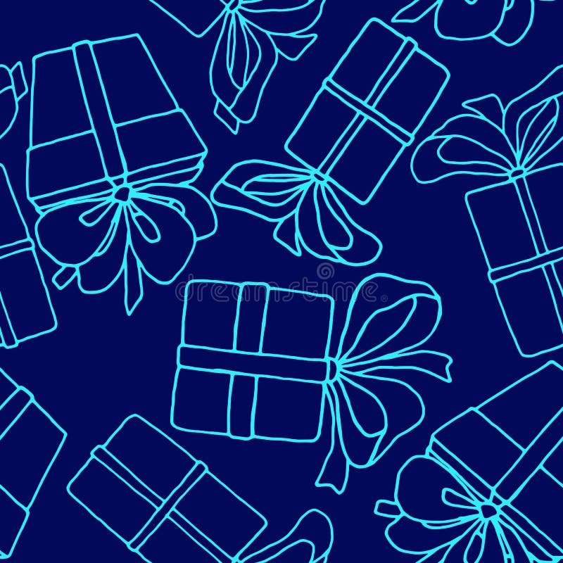 2648 Gift Pattern, Seamless Pattern, Vector Illustrations, Gift