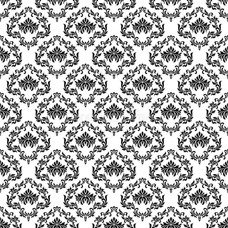 Old Vintage Wallpaper. Classical Seamless Pattern Stock Vector