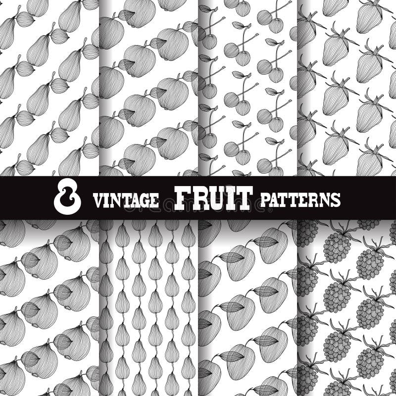 Seamless patterns vector illustration