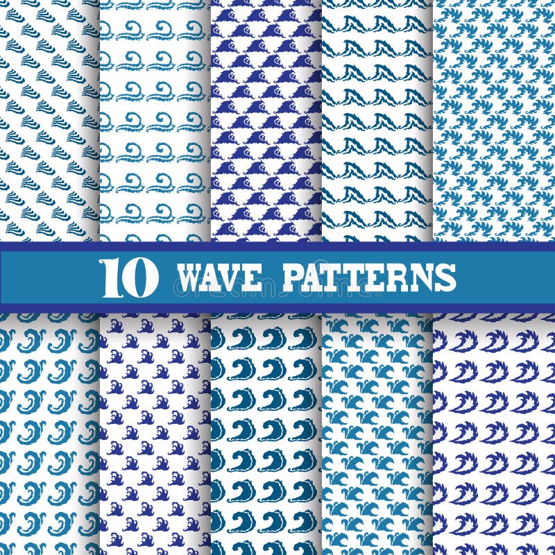 Seamless patterns set royalty free illustration Seamless patterns set royalty free illustration