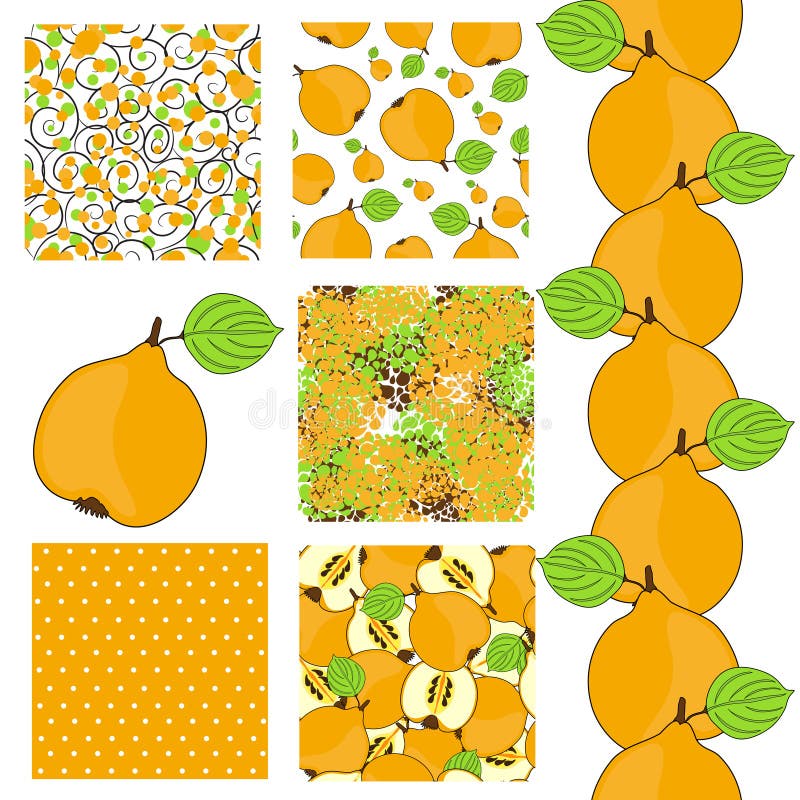 Seamless patterns set vector illustration