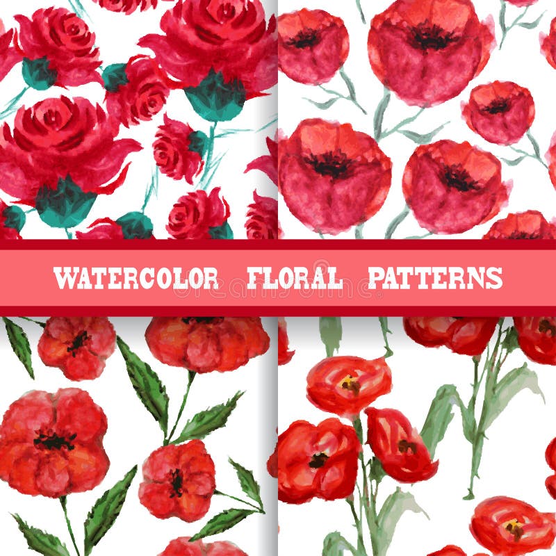 Seamless patterns set royalty free illustration