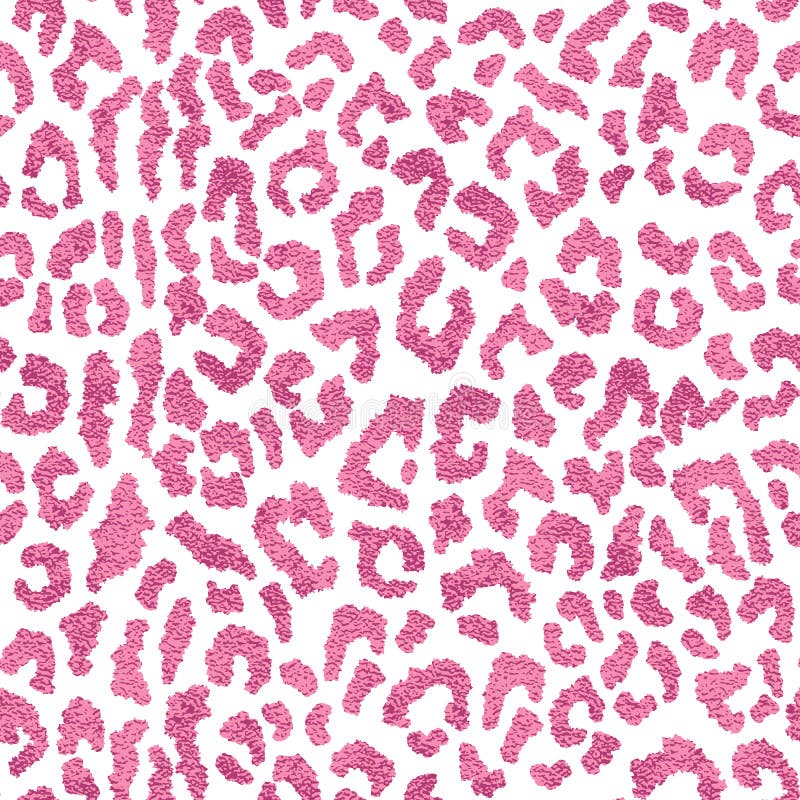 Seamless Pink Leopard Skin Pattern. Glamorous Leopard Skin Print Stock ...