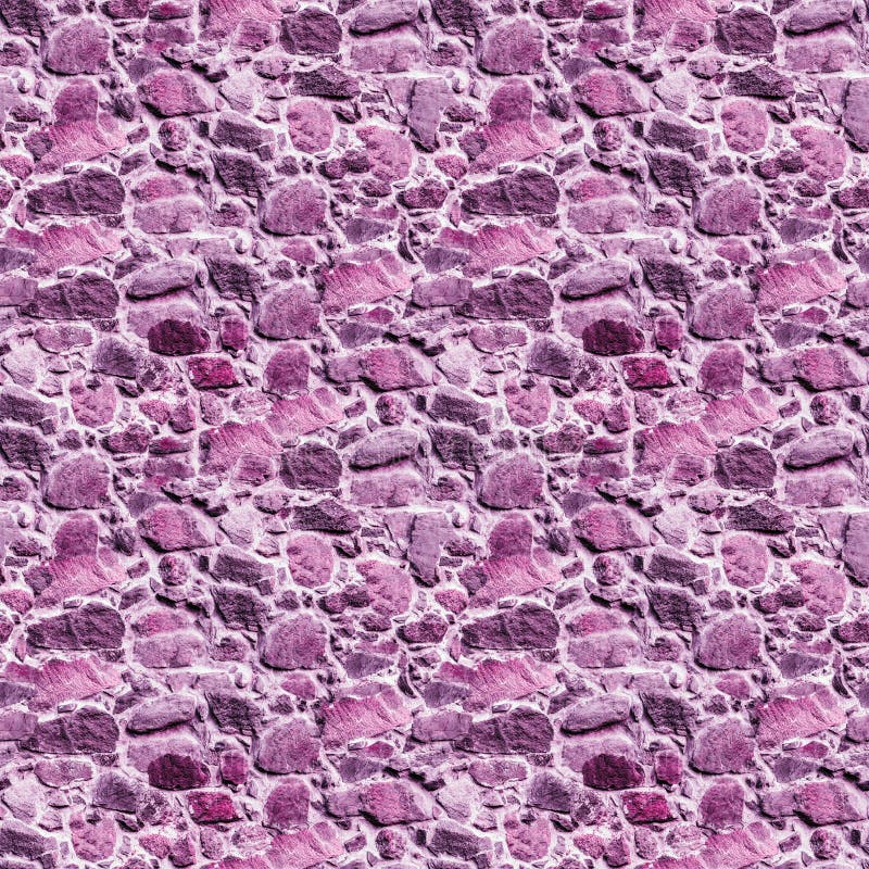 Seamless Pink Stone Wall Pattern, Background Stock Image Image of