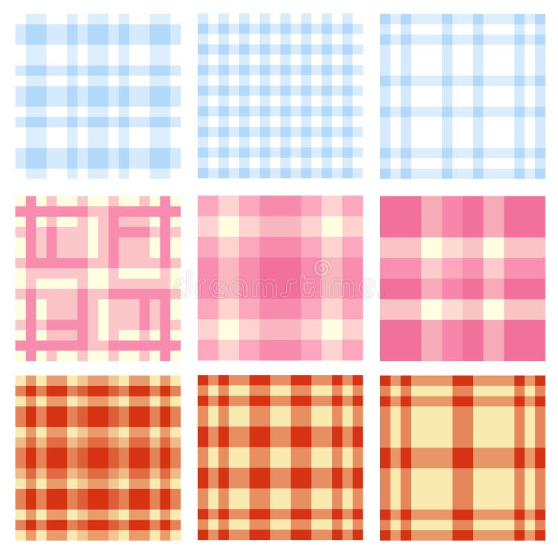 Seamless plaid pattern