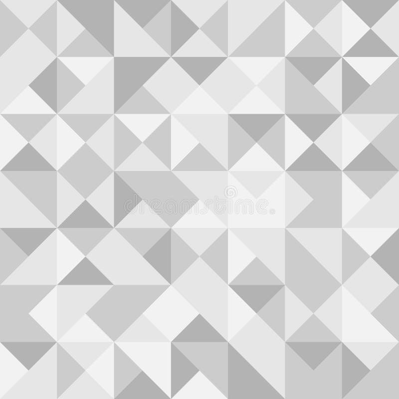 Seamless Polygon Background Pattern with Triangles in Grey Colors Stock ...