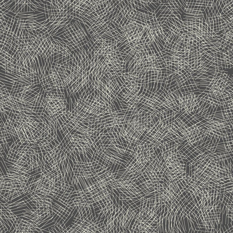 Seamless random scribble pattern royalty free illustration