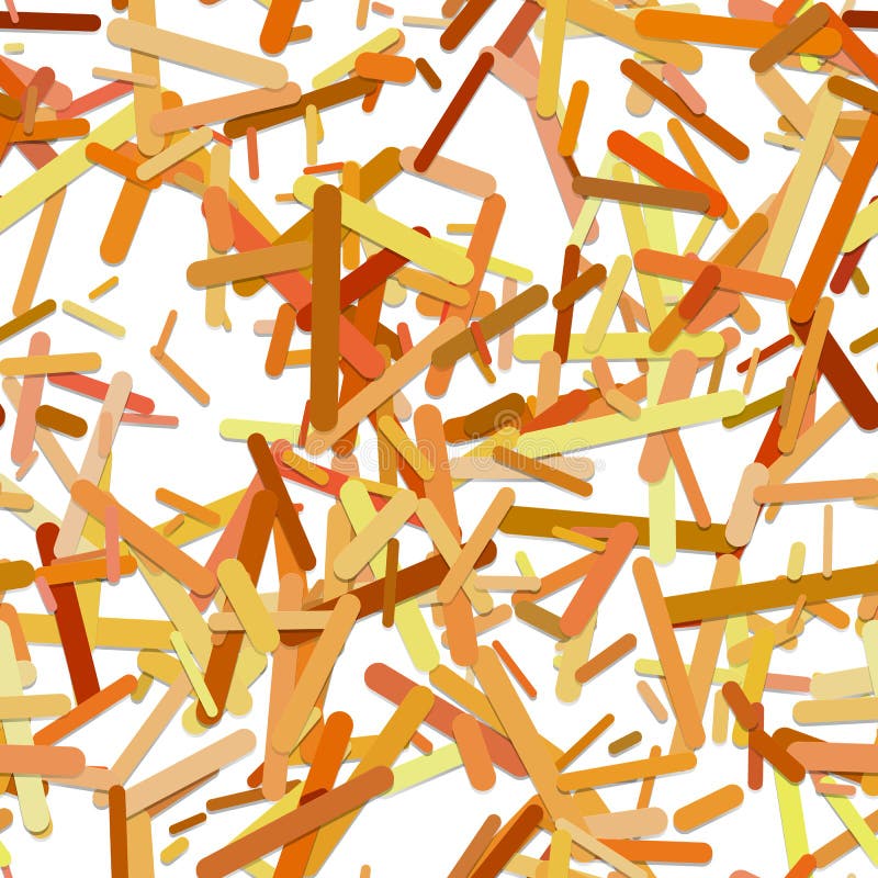 Seamless random rotated stripe pattern background - vector graphic design from rounded stripes on white background vector illustration