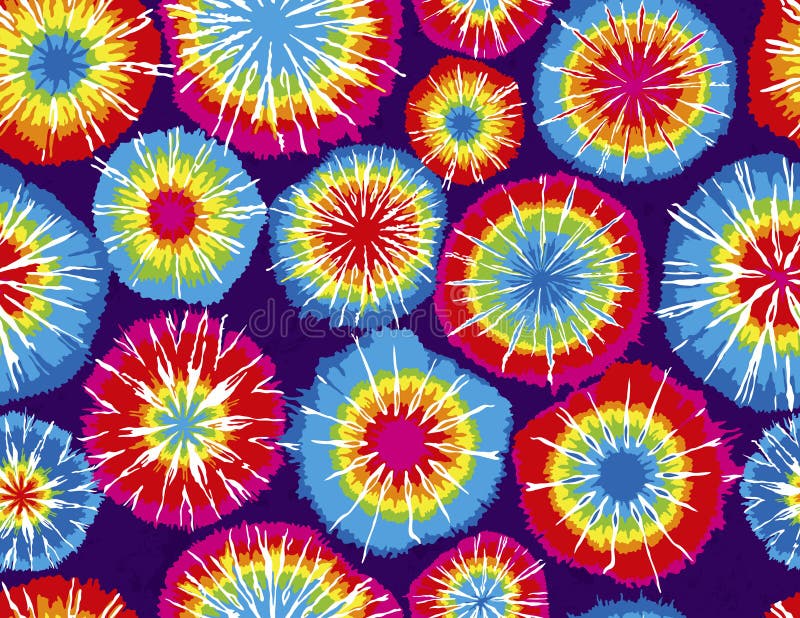 Seamless Repeating Tie Dye Background
