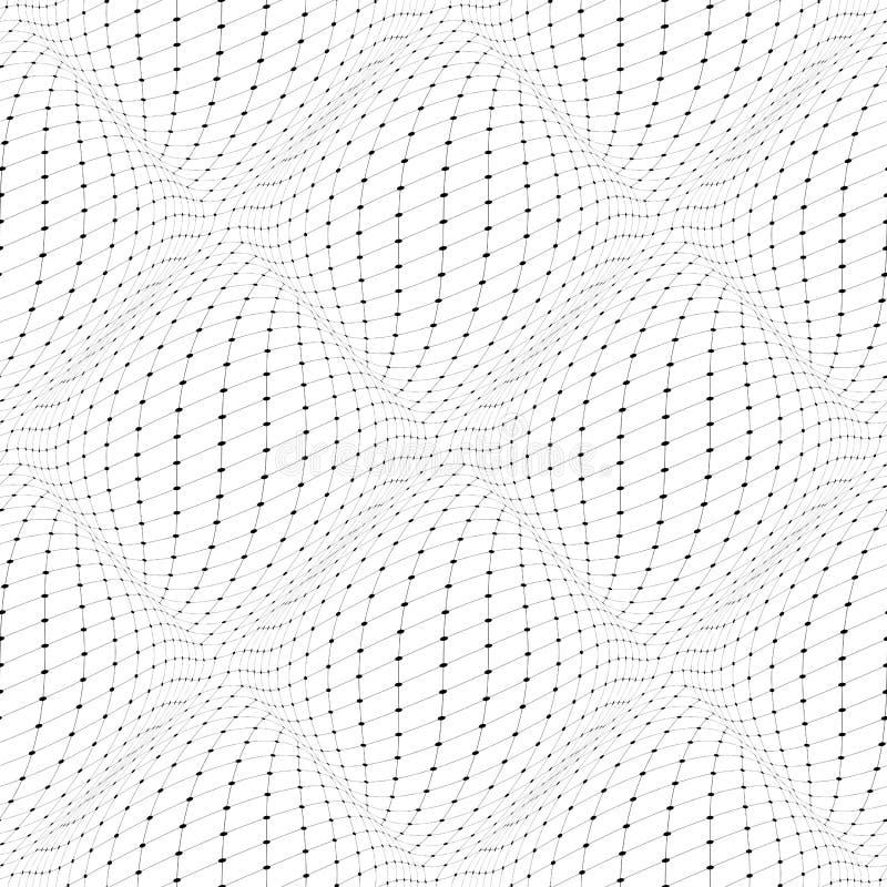 Seamless Reticulate Pattern. Net Texture Stock Vector Illustration of