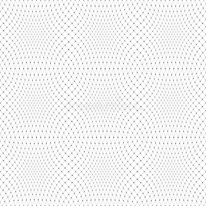 Seamless Reticulate Pattern. Net Texture. Stock Vector Illustration