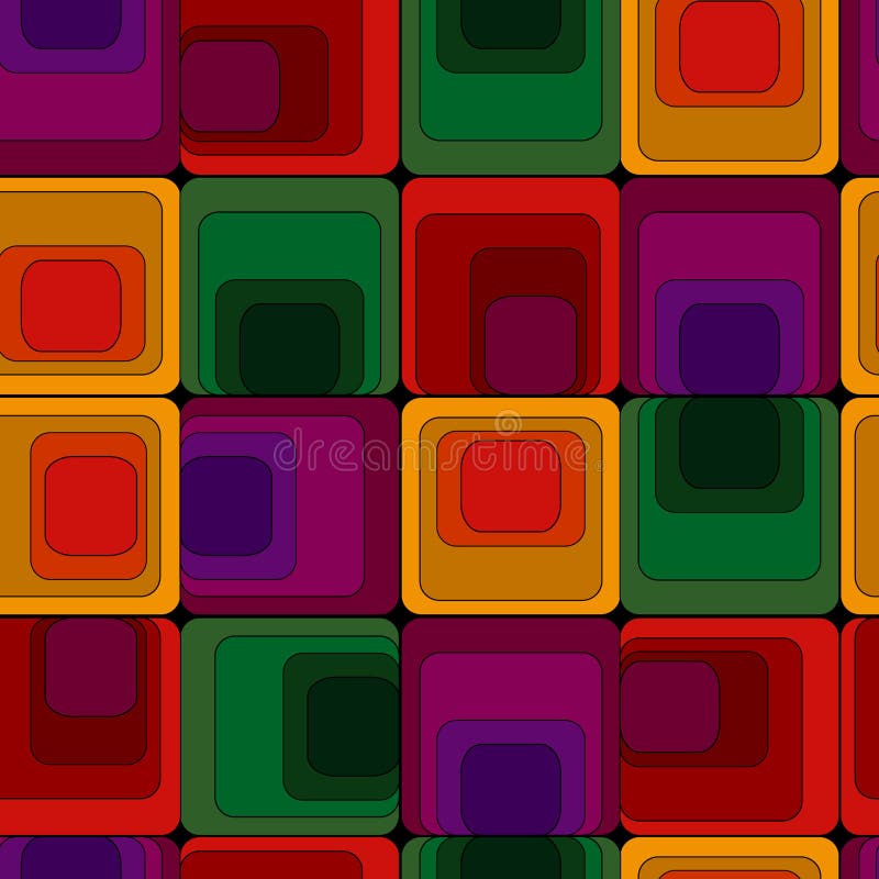 Seamless retro pattern vector illustration