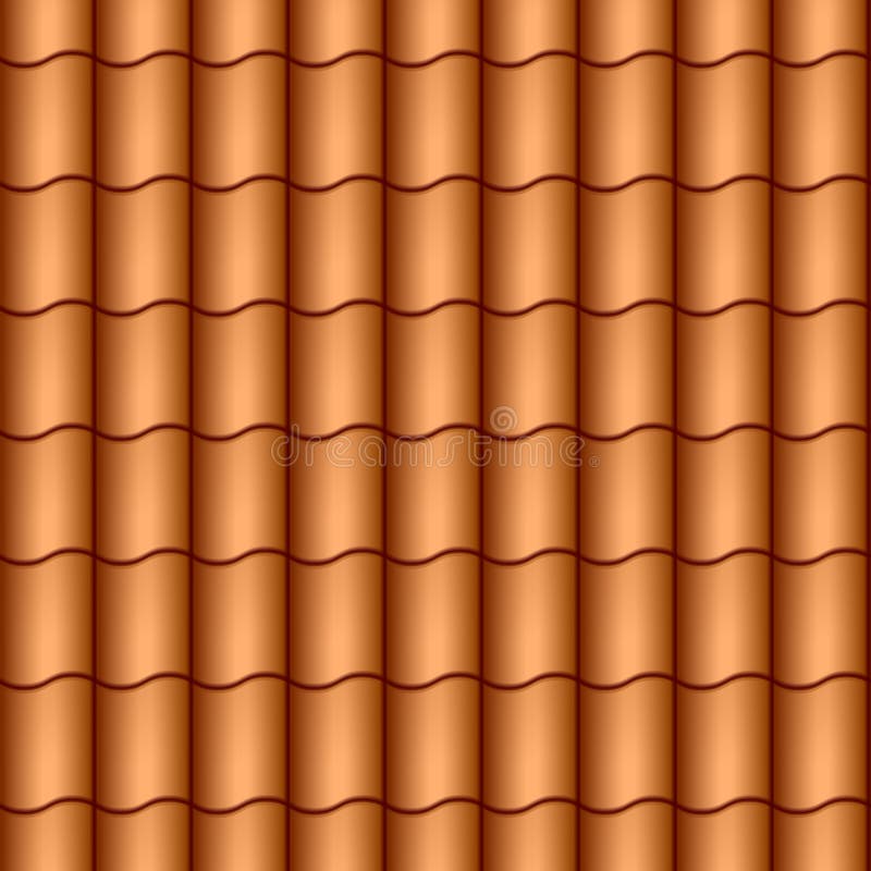 Seamless roof tiles