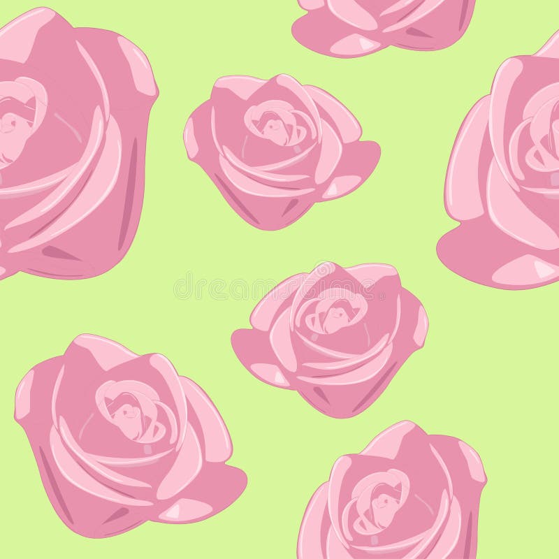 Seamless Rose Background