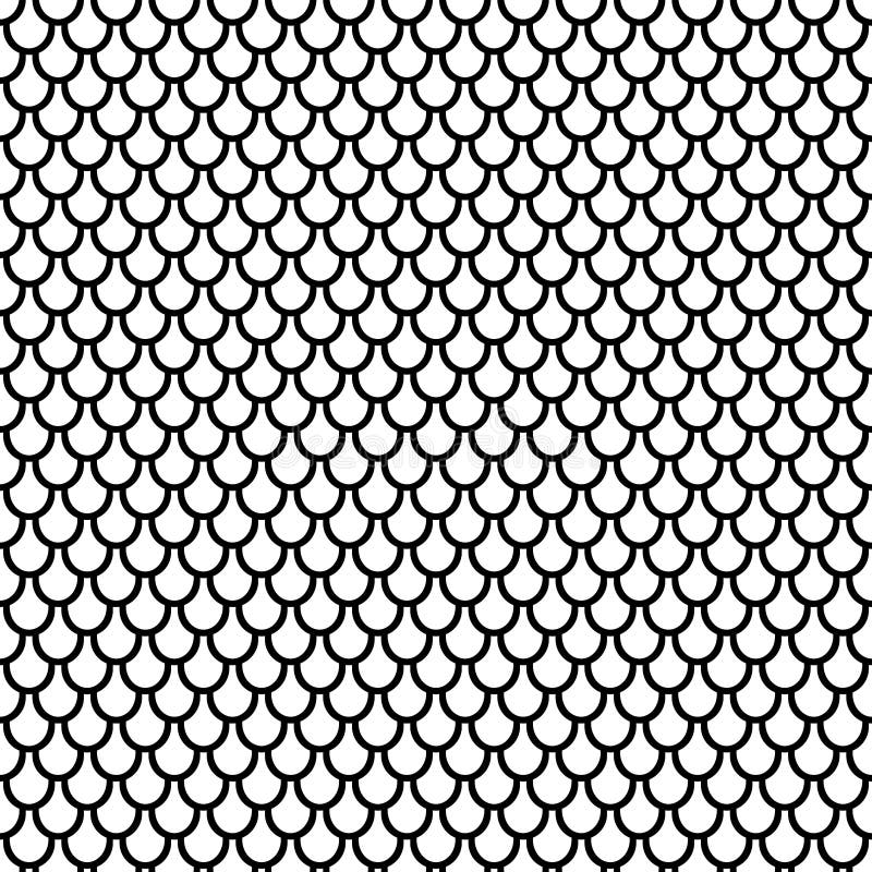 Seamless Scales Pattern stock vector. Illustration of point - 13211141