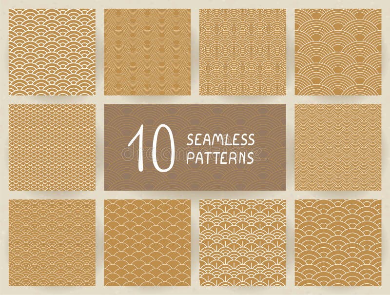seamless setvektor för modell wave Textur för fiskvåg också vektor för coreldrawillustration Urklippsbok gåvainpackningspapper, t royaltyfri illustrationer seamless setvektor för modell wave Textur för fiskvåg också vektor för coreldrawillustration Urklippsbok gåvainpackningspapper, t royaltyfri illustrationer