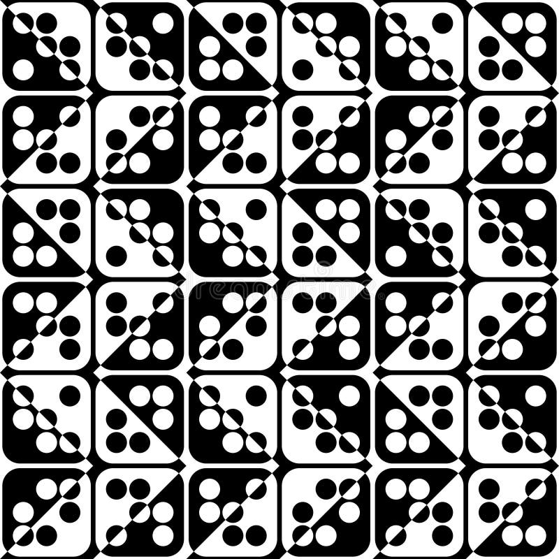 Seamless Square and Circle Pattern