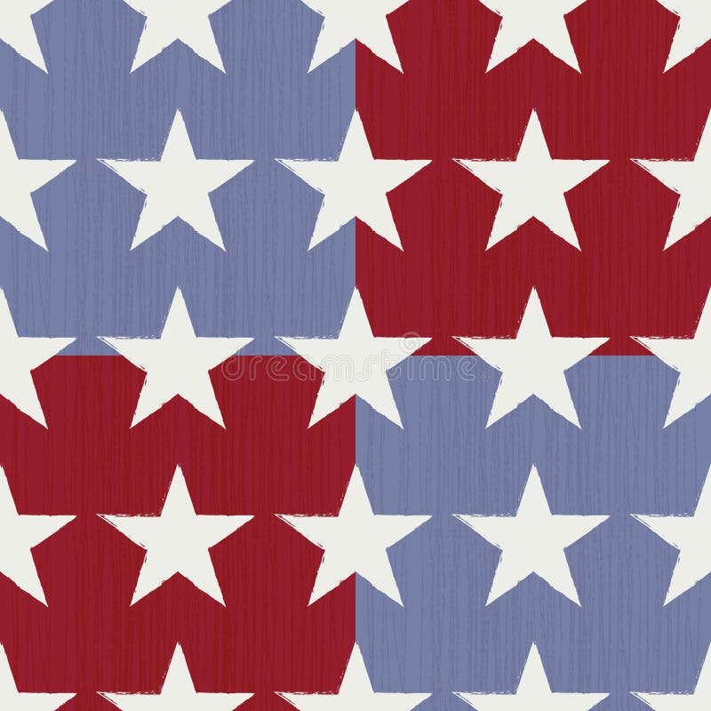 Seamless Stars and Stripes