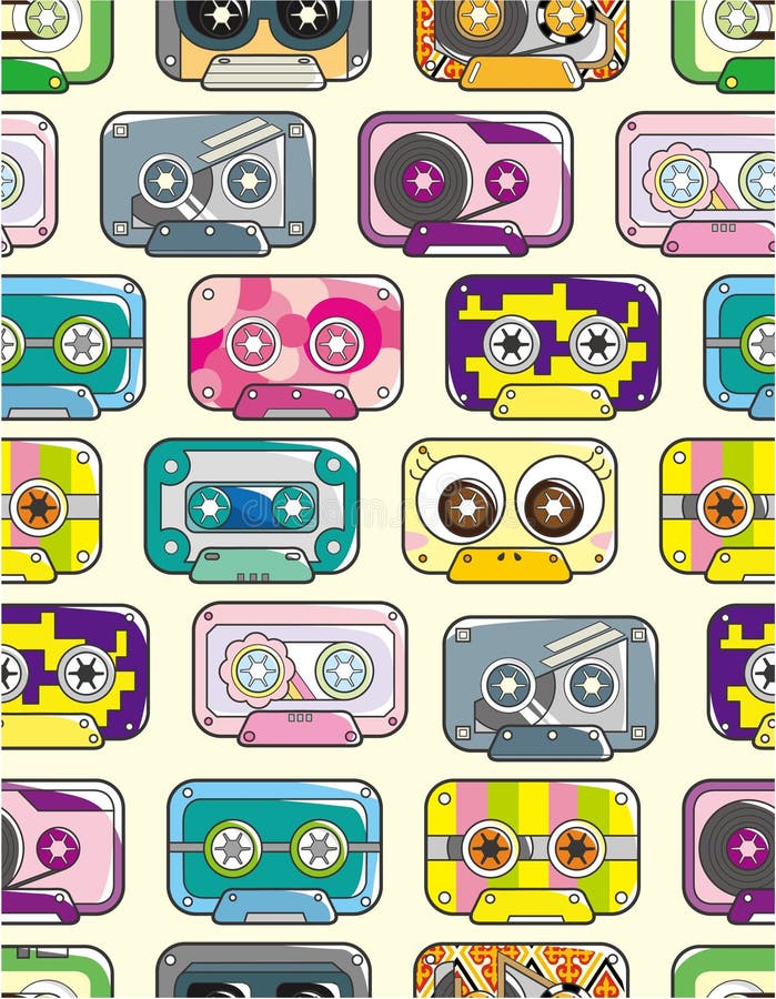 Seamless tape pattern vector illustration Seamless tape pattern vector illustration