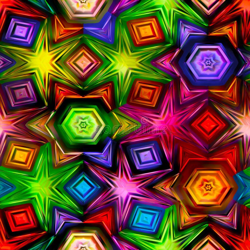 Seamless texture of abstract bright shiny colorful royalty free illustration