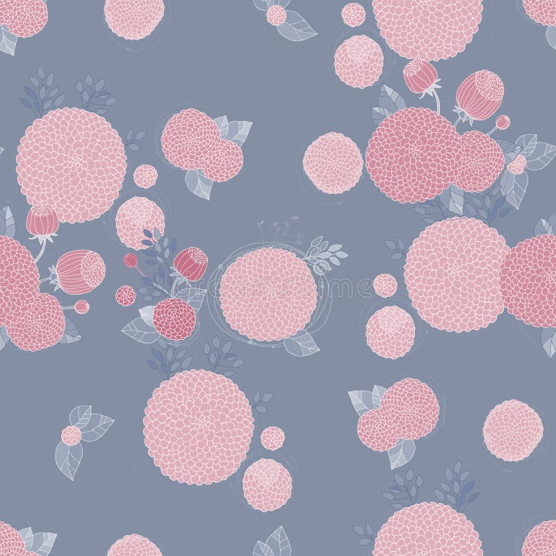 Vector Seamless Pattern with Dotted Swirls of Color Northern or Polar Light  in Blue, Pink and White on the Dark Background. Stock Vector - Illustration  of pink, seamless: 105070620