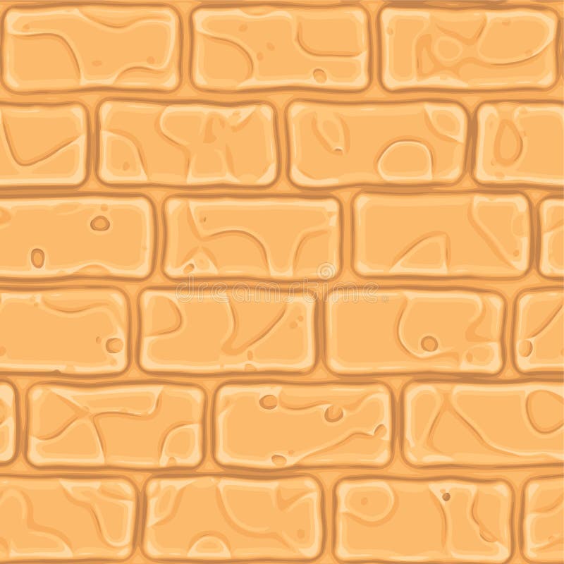 Seamless texture brick stonewall. Vector illustration. Architecture pattern stock illustration