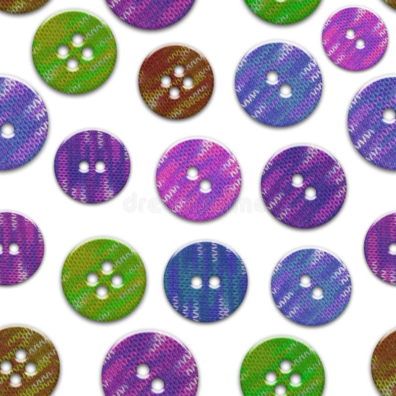Seamless texture different size buttons of round and square shape multi-colored knitted pattern isolated on transparent background. Seamless texture different royalty free stock images Seamless texture different size buttons of round and square shape multi-colored knitted pattern isolated on transparent background. Seamless texture different royalty free stock images