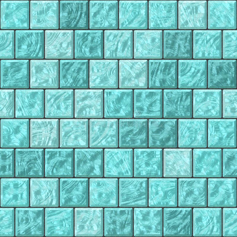 Seamless Texture of Glass Tiles Stock Illustration Illustration of