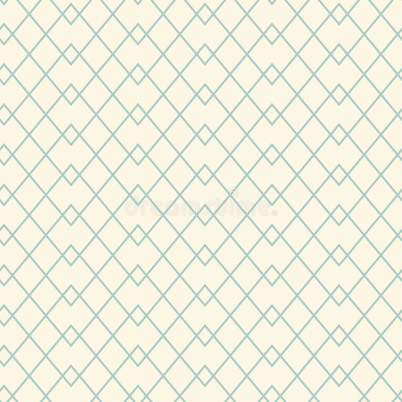 Seamless thin line intersection grid tileable pattern vector illustration