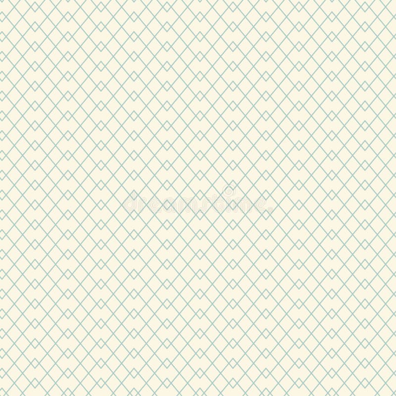 Seamless thin line intersection pattern stock illustration